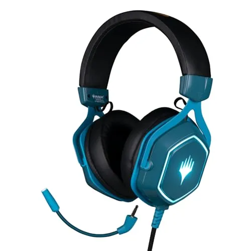 Konix Magic The Gathering Gaming-Headset mit 7.1-Sound - Dampfbügelstationen, erleben Sie außergewöhnlichen Klang und perfekte Kommunikation mit abnehmbarem Mikrofon und komfortablem Design für stundenlangen Spielspaß.