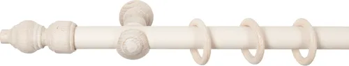 SN DECO GROUP Gardinenstange Filigrano, 1-läufig, 28mm, Komplettset - Elegante Gardinenstange Filigrano von SN DECO GROUP, 28mm Durchmesser, 1-läufig, in verschiedenen Längen und Farben. Ideal für stilvolle Raumgestaltung mit robusten Komponenten und einfacher Montage.