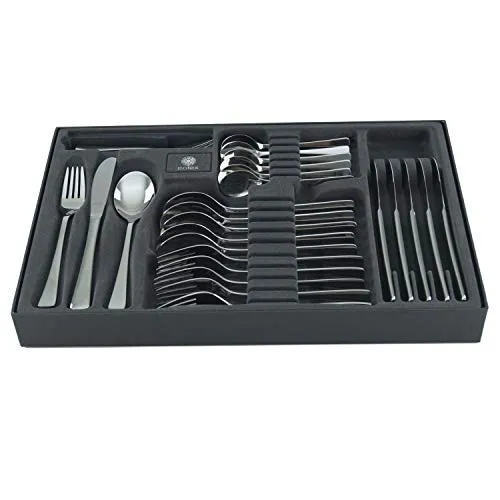 Solex Karina Besteckset 30-teilig für 6 Personen - Elegantes Besteckset aus poliertem Edelstahl, spülmaschinengeeignet und ideal für festliche Anlässe oder den täglichen Gebrauch.