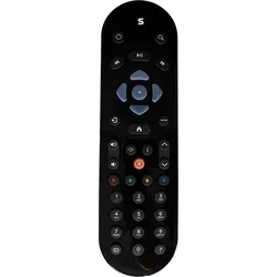 azurano Fernbedienung für SKY Sky Q TV Box, Sky Q mini, Sky Q Silver - Schwarz