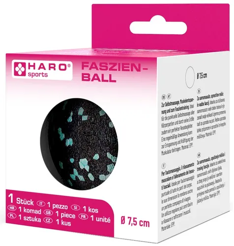 HARO Faszien-Massageball schwarz/mint