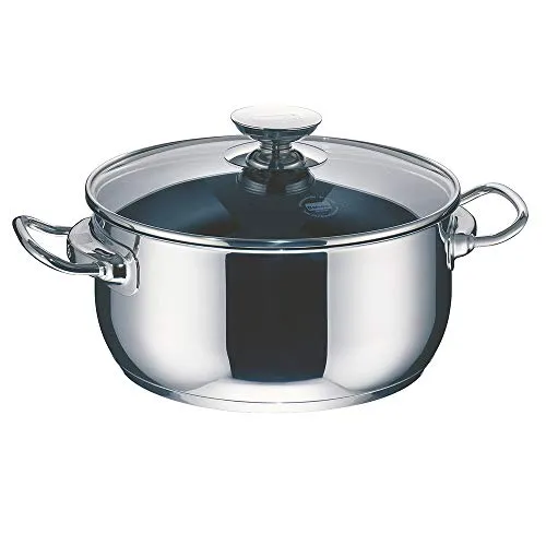 Berndes Injoy Special Edition Kochtopf 20 cm - Kochtopf aus Edelstahl, allherdtauglich und energiesparend mit Antihaftbeschichtung für fettfreies Kochen, ideal für schnelle Gerichte.