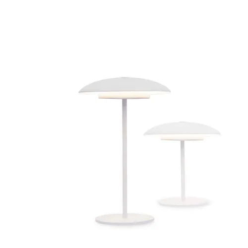 New Garden SARDINIA 30 Battery Lamp - Kabellose Tischleuchte aus lackiertem Eisen, inspiriert von der sardischen Küste. Dimmbar, bis zu 20 Stunden Akkulaufzeit und ideal für jeden Raum.