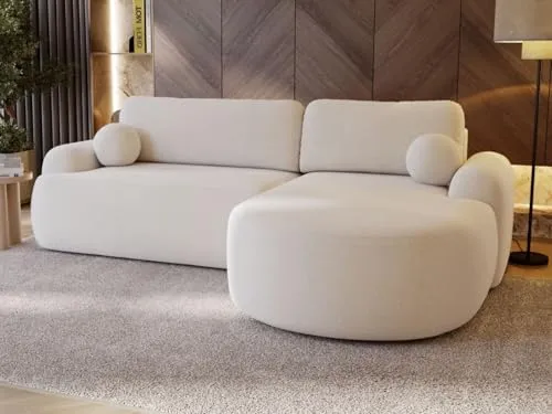 GRAINGOLD Aurio Ecksofa mit Schlaffunktion & Bettkasten von GrainGold