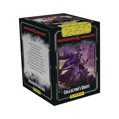 Dungeons and Dragons Aufkleber-Kollektion - 36 Packungen - Sammelsticker mit über 200 einzigartigen Aufklebern und 54 Karten, perfekt für Fans und Sammler von Dungeons and Dragons!