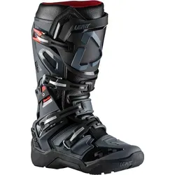 Leatt 5.5 FlexLock Enduro Graphene Stiefel - Schwarz/Grau/Weiß - 10 US - Motorradstiefel mit innovativem FlexLock-System, das die Knöchelkräfte um bis zu 37% reduziert und höchsten Komfort sowie Schutz bietet.