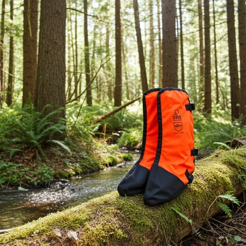 Produktbild Paar 2 Stück SWS Forst Schnittschutz Gamaschen Schuhüberzieher 1