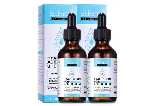 Gesichtsserum mit Hyaluronsäure – 2x 60ml für intensive Feuchtigkeit - Hyaluronsäure Gesichtsserum, 2x 60ml für alle Hauttypen. Bietet langanhaltende Feuchtigkeit und verbessert die Hautelastizität. Ideal für eine strahlende und glatte Haut.