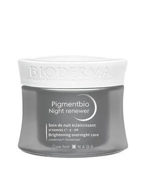 Bioderma Pigmentbio Nachtpflege Creme - Medizinische Körperpflege mit LumiReveal™ Technology zur effektiven Bekämpfung von Hyperpigmentierungen und Anti-Aging-Effekten für eine glattere, straffere Haut am Morgen.