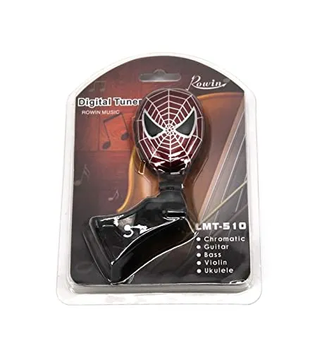 CLIP ON TUNER DIGITAL METRONOM STIMMGERÄT LMT-510 SPIDER ROT