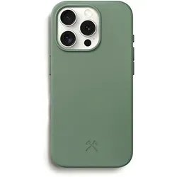 WOODCESSORIES Bio Case für iPhone 16 Pro Max - Grün - Handytasche aus nachhaltigen Materialien, 100% schadstofffrei und mit MagSafe Funktion. Unterstützen Sie den Klimaschutz mit jedem Kauf!