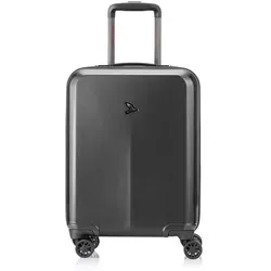 Pack Easy Genius 4 Rollen Kabinentrolley S 54 cm - Schwarz - Trolley mit 4 stabilen Rollen, ideal für Reisen und Handgepäck, bietet viel Stauraum bei kompakten Maßen.
