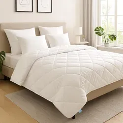 XDREAM Pure 4-Jahreszeiten Bettdecke - Bettdecken für alle Jahreszeiten, bestehend aus 2 trennbaren Steppdecken mit drei Wärmestufen, allergikerfreundlich und Öko-Tex zertifiziert.