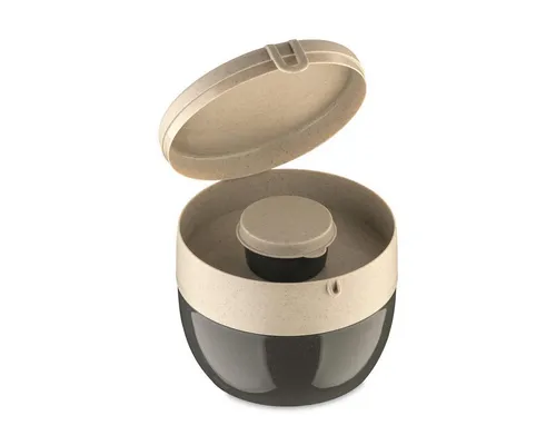 KOZIOL Müslibox BENTOBOX M - Praktische 1-tlg. Kunststoffbox für Meal Prep. Ideal für Nudelgerichte, Salate und Snacks. Mit separaten Fächern für Obst, Nüsse und Dressings bleibt alles frisch und appetitlich.