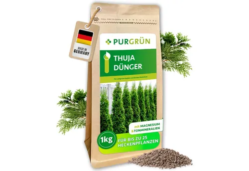 Purgrün Thuja Dünger, NPK 5+4+6, 1 kg von Purgrün