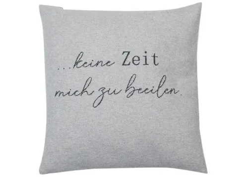 Fussenegger Kissenhülle keine Zeit... filz (2023) von David Fussenegger