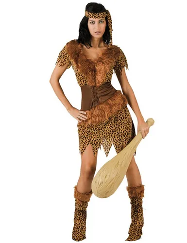 ATOSA Kostüm Höhlenmensch/Höhlenfrau XL - Kostüm für Erwachsene, ideal für Mottopartys oder Karneval, ohne Zubehör, sorgt für einen unvergesslichen Auftritt!