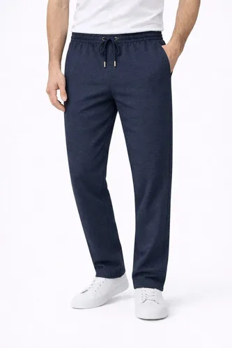 ROSS CAMP Jogginghose Sporthose Herren aus Baumwolle blau S - Sportliche Jogginghose aus 70% Baumwolle für optimalen Tragekomfort. Mit Gummizug und zwei Taschen ideal für Fitness und Freizeit.