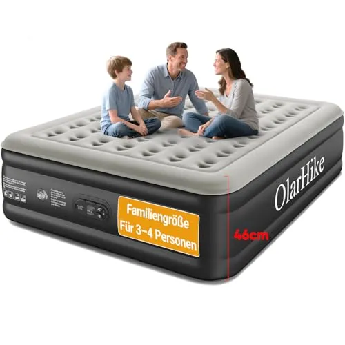 OlarHike Selbstaufblasende Luftmatratze für 2 Personen – Ideal für Camping und Gäste