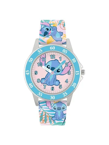 DISNEY Jewelry Quarzuhr Disney Lilo Stitch Time Teacher - Armbanduhren für Mädchen, modisches Design in violett und ideal für kleine Fashionistas