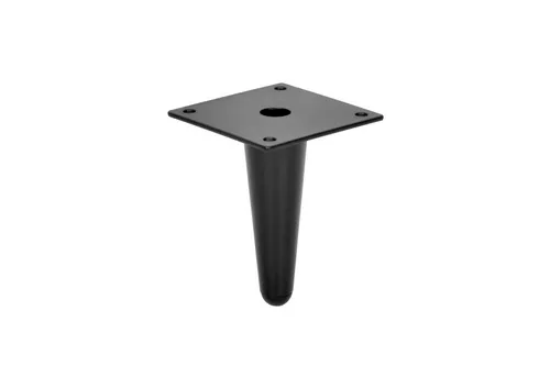 Prima-Online Möbelfuß Metallfüße gerade Möbelfüße Schrankfuß Sofafuß H: 10-23cm Schwarz