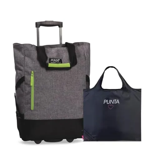 Punta Wheel Einkaufstrolley Unisex 33L – Dunkelgrau