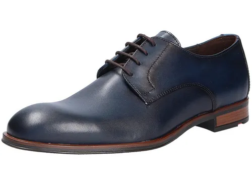 Lloyd Sabre 12-076-28 - Eleganter Herrenschnürschuh in Blau - Größe 40,5 - Herren-Halbschuhe mit hochwertigem Glattleder, optimaler Dämpfung und perfekter Passform für höchsten Tragekomfort im Büro und Freizeit.