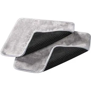 Walser Poliertuch 2in Wasch und Schrubb Tuch, 40 x 40cm, aus Mikrofaser, für Lack und Kunststoff, 2 Stück