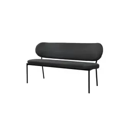 Sitzbank Jersey, grau, 160 cm - Sitzbank Jersey in grau, 160 cm breit, mit hochwertigem Webstoffbezug und stabilem Metallgestell. Modernes Design für Ihr Zuhause. Jetzt Newsletter abonnieren und 10€ Willkommens-Gutschein sichern!