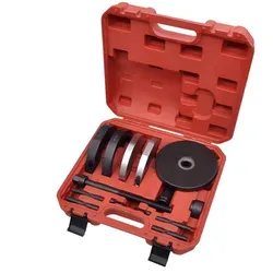 vidaXL 14-tlg. Radlager-Werkzeug-Set für Ford, Mazda, Volvo - Umfassendes Kfz-Werkzeug-Set für den Ein- und Ausbau von Radlagern, ideal für Profis und Hobbymechaniker. Hochwertiger Kohlenstoffstahl und praktischer Koffer für einfachen Transport und Lagerung.