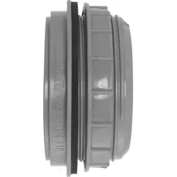 airfit Anschraub-Muffe DN 110, grau - Sanitärinstallation mit geprüfter Brandsicherheit nach DIN 4102-B2, ideal für sichere Rohranschlüsse in Behältern.