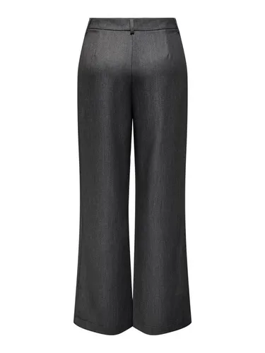 ONLY Bundfaltenhose ONLHattie - Falten grau 34 - Stylische Bundfaltenhose in dunkelgrau, ideal für elegante Looks. Aus hochwertigem Material für optimalen Tragekomfort und eine perfekte Passform.