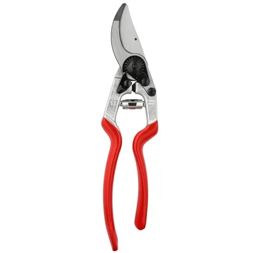 FELCO 13 Bypass-Gartenschere für Rechtshänder, große Hände, 55 mm Klinge, Schnitt bis 30 mm, verlängerter Griff für beidhändige Nutzung, ergonomisch, Swiss Made