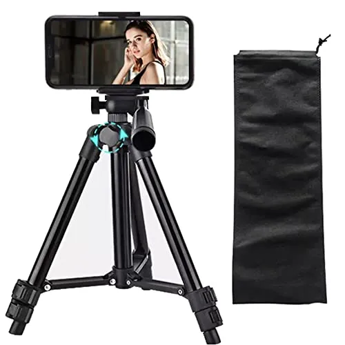 TronicXL Profi 30-60cm Stativ für Smartphone Apple iPhone Tripod Halterung Foto Video Tischstativ Studiostativ I Kurbelstativ Smartphone Tischständer
