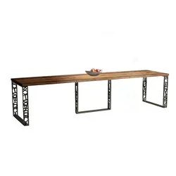 Endo-Moebel Esstisch, Mooreiche, Holzwerkstoff, Rechteckig,Rechteckig, 85x76x130 cm, Esszimmer, Tische, Esstische