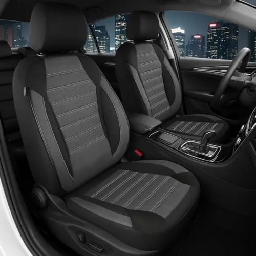 Sitzbezüge passend für Land Rover Range Rover | Farbe: Schwarz | Model: Prime | Autositzbezüge | Sitzschoner | Schonbezüge | ATHN104