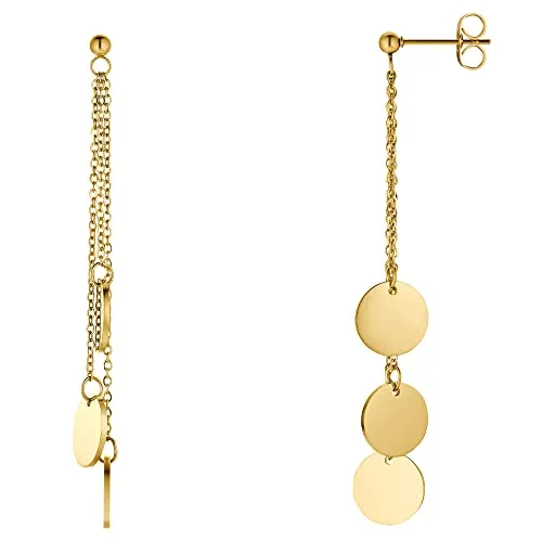 Heideman Ohrringe Janna - Elegante hängende Ohrhänger aus Edelstahl - Ohrringe für Damen, modernes Design in Bicolor; hypoallergen und hautfreundlich, ideal für empfindliche Haut - perfekt für jeden Anlass!