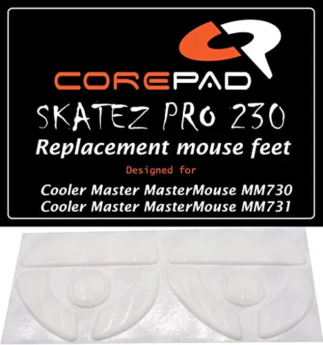Corepad Skatez Maus Skates Ersatz Mausfüße (Cooler Master MasterMouse MM730 / MM731)