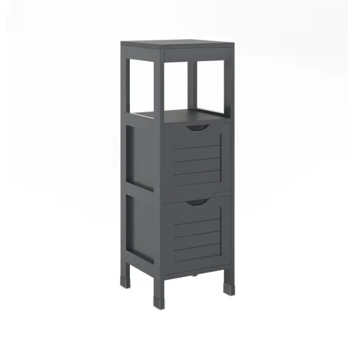 Vicco Midischrank Vilda, Grau, 30 x 89 cm