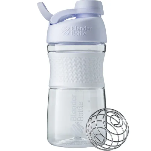 BlenderBottle Trinkflasche Sportmixer Twist 590ml weiß - Die BlenderBottle SportMixer Twist vereint elegantes Design mit Funktionalität. Ideal für unterwegs, überzeugt sie als praktische Wasserflasche und leistungsstarker Shaker. Mit sicherem Schraubverschluss und praktischem SportGrip für optimalen Halt.