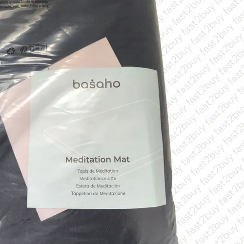 basaho Zabuton Meditationsmatte, Biobaumwolle, Füllung aus recycelter Wollfaser