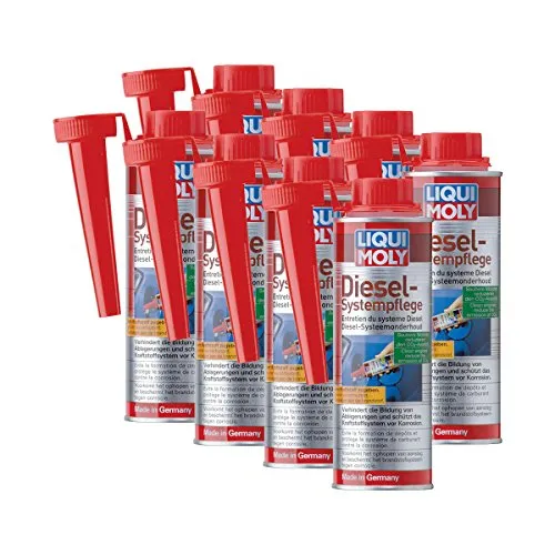 8x LIQUI MOLY 5139 Systempflege Diesel Motor Reiniger Pflege Kraftstoff Additiv