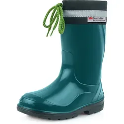 Ladeheid Kinder Gummistiefel mit Stulpe LA-972 (Dunkelgrün/Schwarz, 27 EU) - Gummistiefel für Kinder, 100% wasserdicht und reißfest. Ideal für regnerische Tage, mit flexibler Manschette für optimalen Schutz vor Schmutz und Wasser.