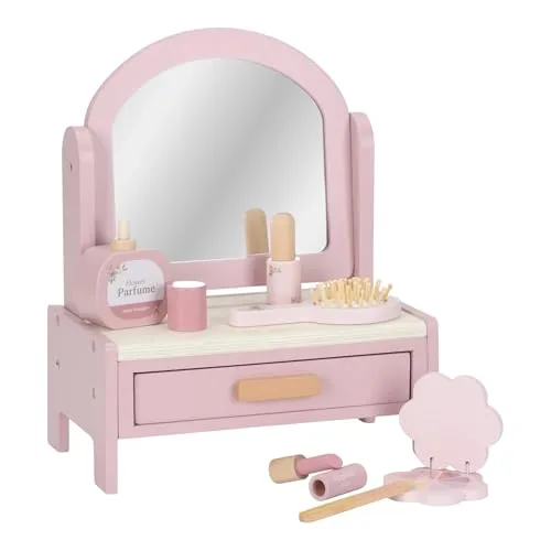Little Dutch 2516 Holz Spielset Schminktisch - rosa