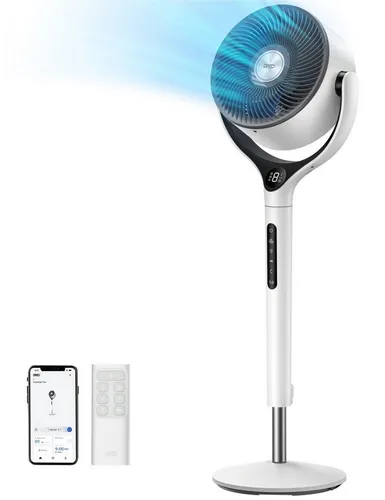 Dreo Standventilator TurboPoly™ Fan 565S - Der DREO TurboWind™ Ventilator sorgt für erfrischende Luftzirkulation in Ihrem Zuhause. Mit moderner Technik verteilt er die Luft gleichmäßig und schafft ein angenehmes Raumklima. Ideal für jedes Zimmer und energieeffizient im Betrieb.