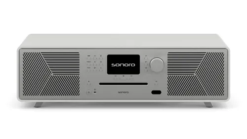 sonoro MEISTERSTÜCK (Gen.2) - Kompaktanlage mit CD Player, Bluetooth & Internetradio, sensationelles Klangerlebnis und ikonisches Design in Matt Weiß