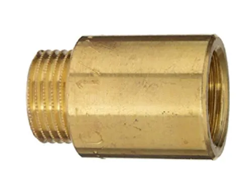 Cornat Hahnverlängerung, Messing blank mit Innen und Außengewinde, A 3/4Zoll IG , B 20 mm, 1 Stück, T381702