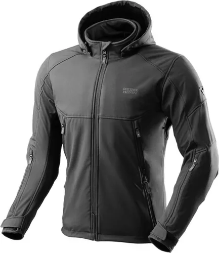 Rebelhorn Slash Motorradjacke RHTJSLASH01 - Outdoorjacke mit atmungsaktivem, wasserdichtem Polyester und Armanox® Level 2-Protektoren für optimale Sicherheit und Komfort beim urbanen Fahren.