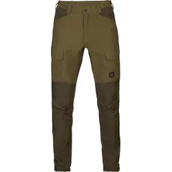 Härkila Herren Scandinavian Outdoorhose - 27 - Dunkeloliv/Waldgrün - Robuste Outdoorhose für Herren, ideal für Trekking und Bushcraft. Mit Stretchzonen und Belüftungsreißverschlüssen für hohen Tragekomfort und Bewegungsfreiheit.