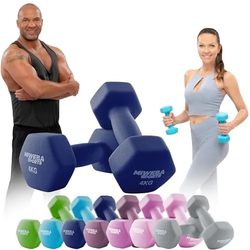 Miweba Sports Neopren Hantelset NKH100 von Miweba Sports